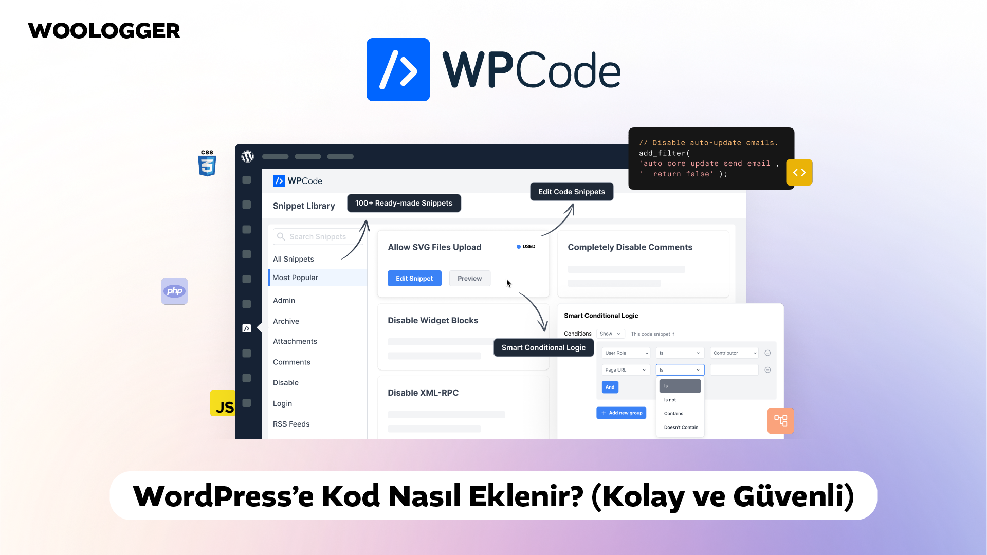 WordPress’e Kod Nasıl Eklenir (Kolay ve Güvenli) TR