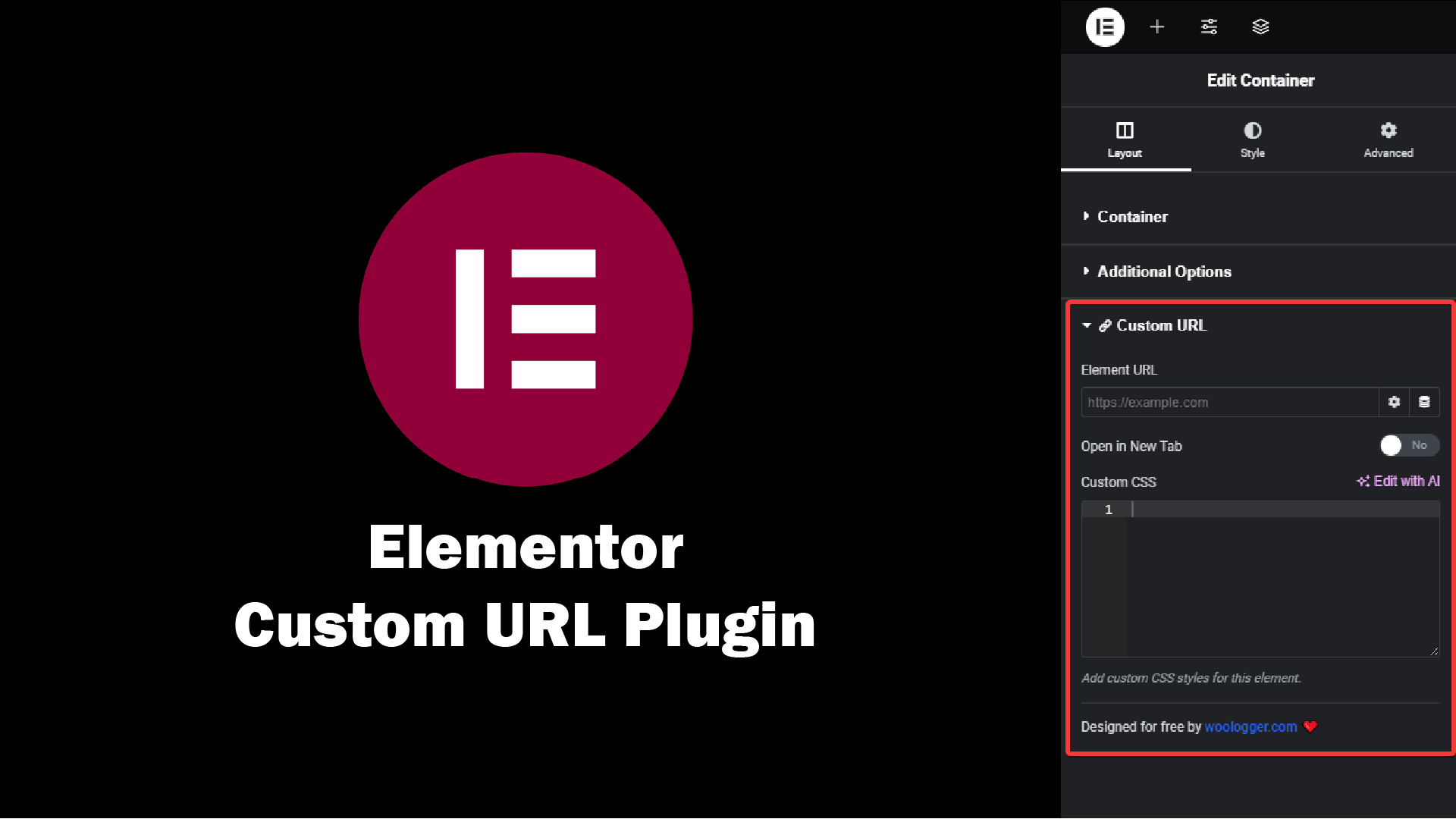 Elementor Custom URL Plugin